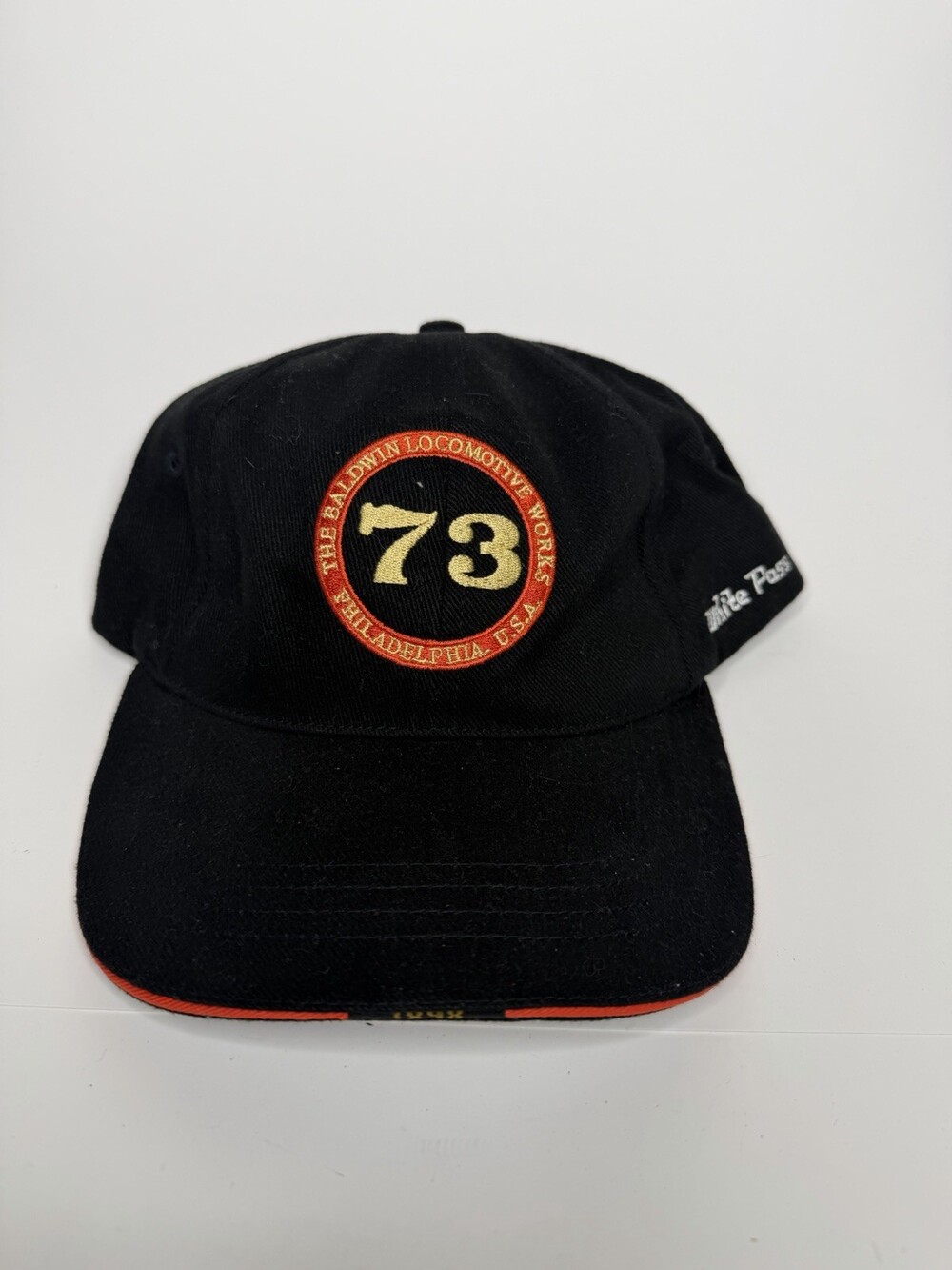 W.P. & Y.R. The Baldwin Locomotive Works Adjustable Hat White Pass Skagway AK